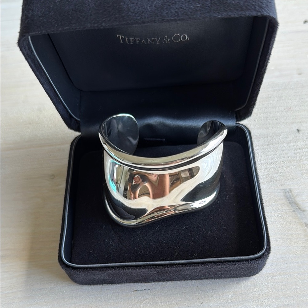 Tiffany & Co. Silver Bone Cuff Size Small